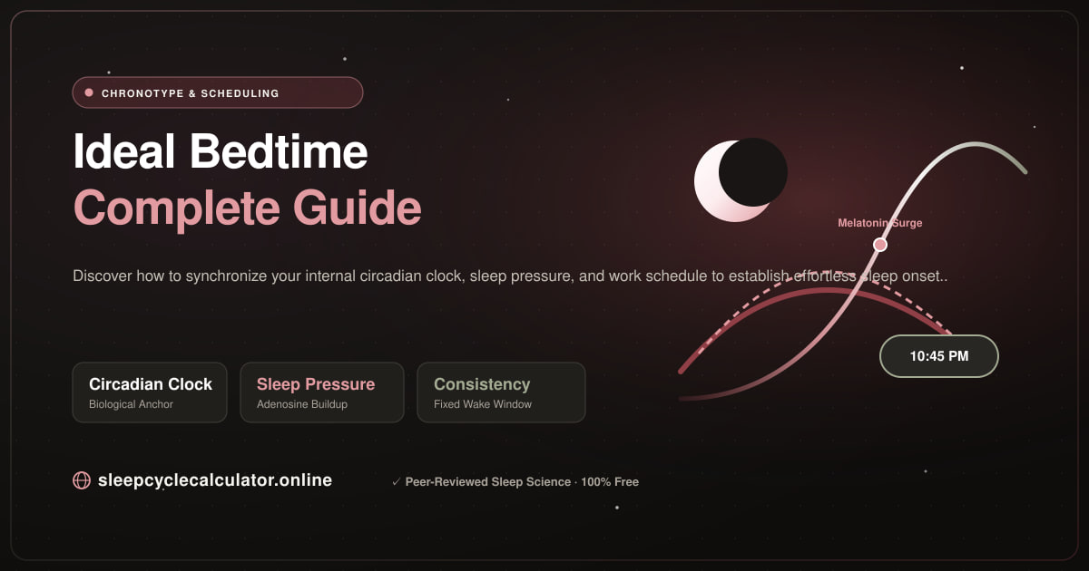 Ideal Bedtime Guide: Calculating Restorative Sleep Windows